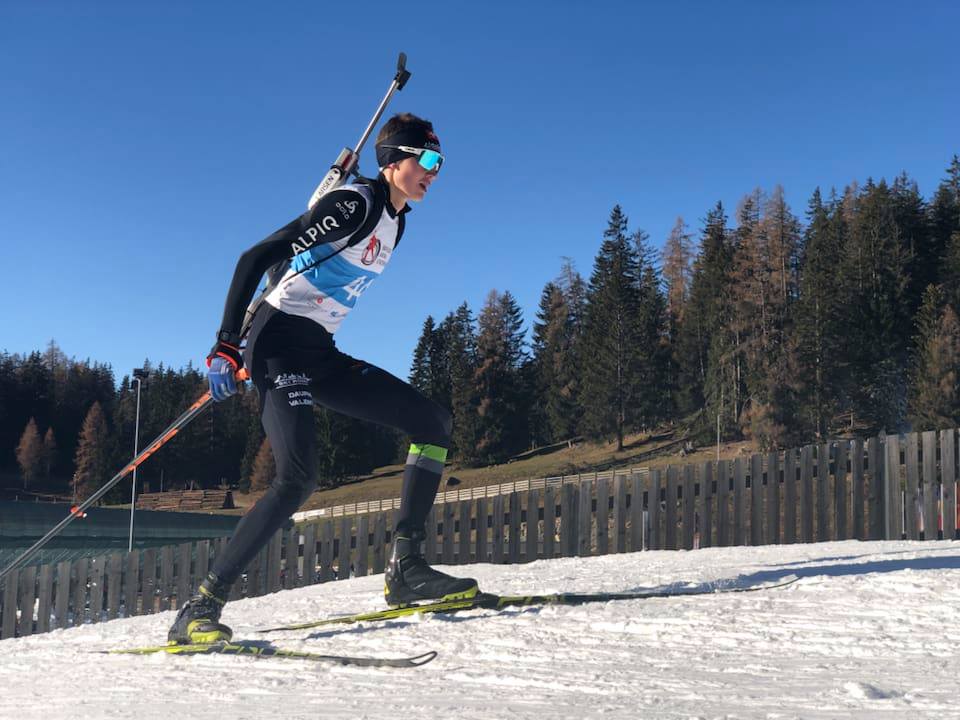 Biathlon: Le Bellerin Valentin Dauphin est vice-champion de Suisse de sprint au sein de la relève